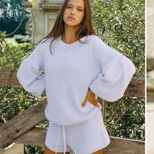 Sabo Skirt Knit Violet Top